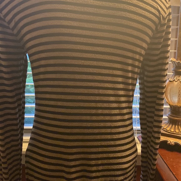 ONE CLOTHING - Cream & Black stripe dress - Picture 5 of 6